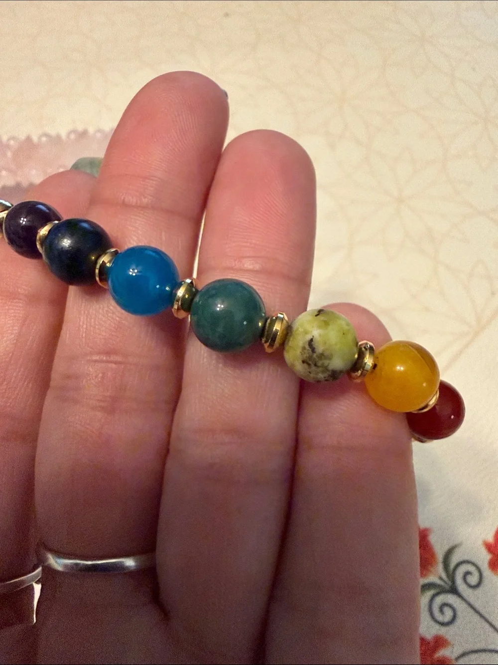 Necklace/bracelets and 2 rings lot